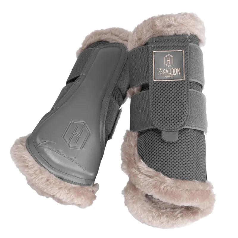 Eskadron Mesh Faux Fur Tendon Boots Heritage AW23 - Earl Grey